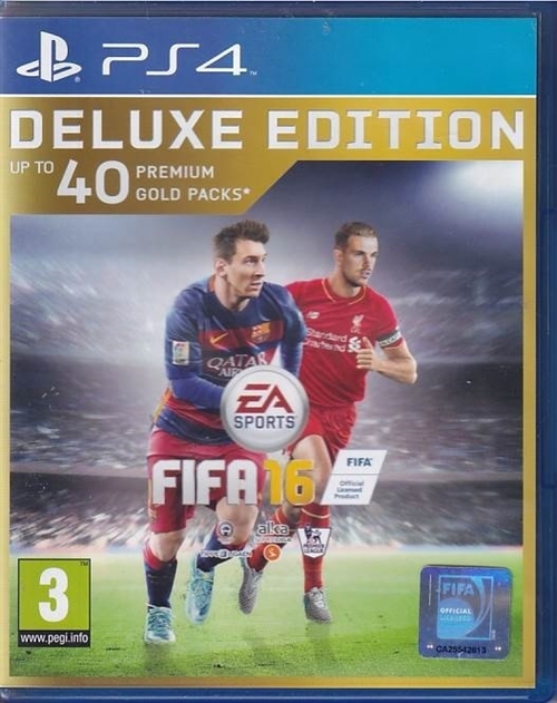 FIFA 16 Deluxe Edition - PS4 - (B Grade) (Genbrug)